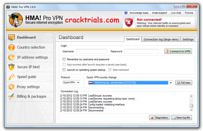 HMA Pro VPN 6.1.259.0 Crack With License Key 2022 Download