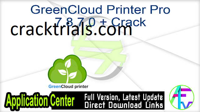 GreenCloud Printer Pro 7.9.3 With Crack [Latest] Free Download