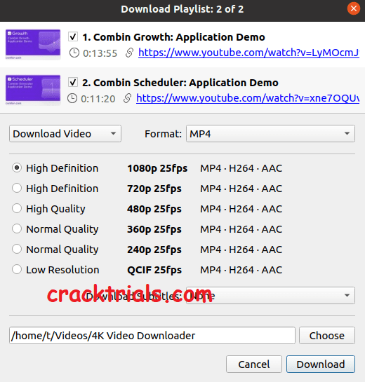 4K Video Downloader 4.21.5.5010 Crack + License Key 2022 Download